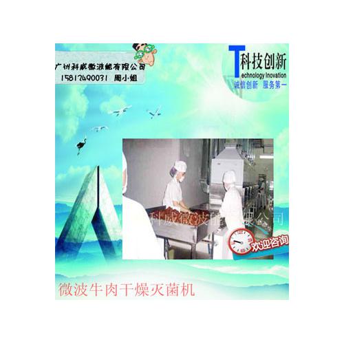 微波牛肉干燥灭菌设备