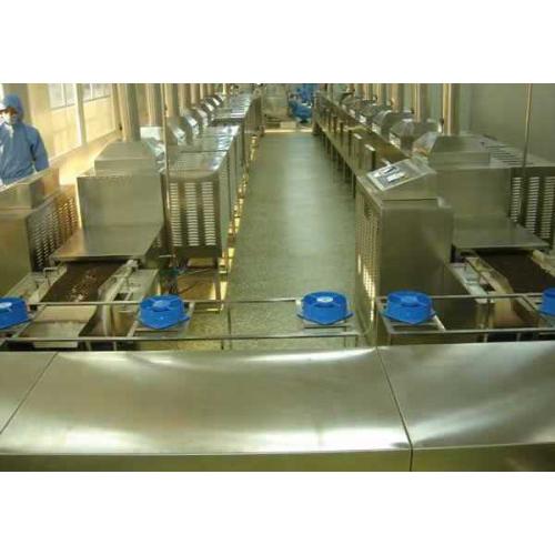 制药微波干燥杀菌生产流水线