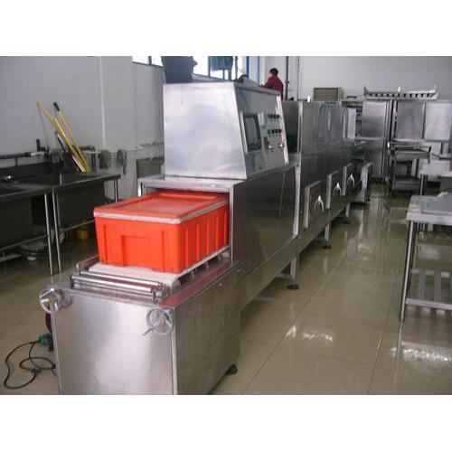 整箱盒饭微波加热杀菌机