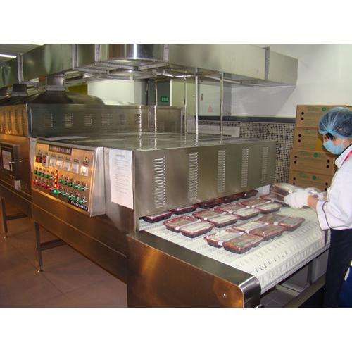 微波盒饭加热杀菌设备