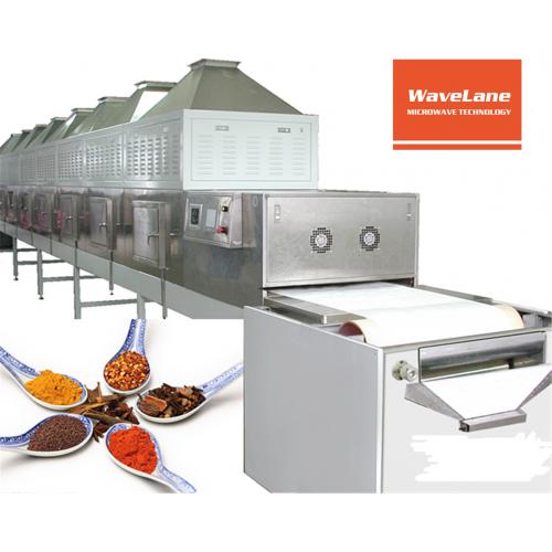连续式调味品微波干燥杀菌设备