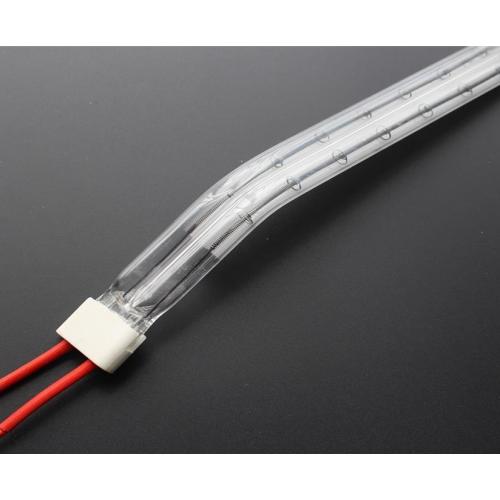 双孔半镀白加热管