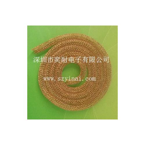 金属编织丝网衬垫，铍铜空心丝网条，铍铜金属丝网条，金属丝网条