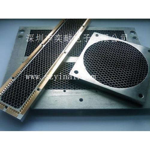 屏蔽通风板，蜂窝波导窗，屏蔽通风窗，屏蔽窗，蜂窝通风板