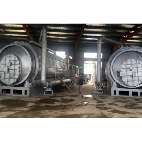 日處理廢輪胎10噸環(huán)保廢舊輪胎熱解設(shè)備