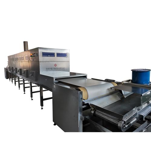 ZNWB20S-5G微波低温药材隧道式连续烘干设备